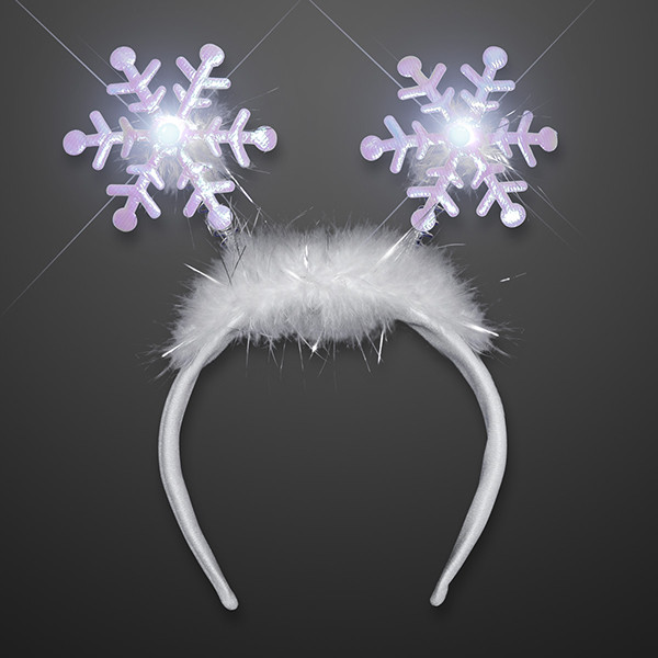 Flashing Snowflakes Head Boppers. These flashing snowflake head boppers are perfect for any winter holiday party.