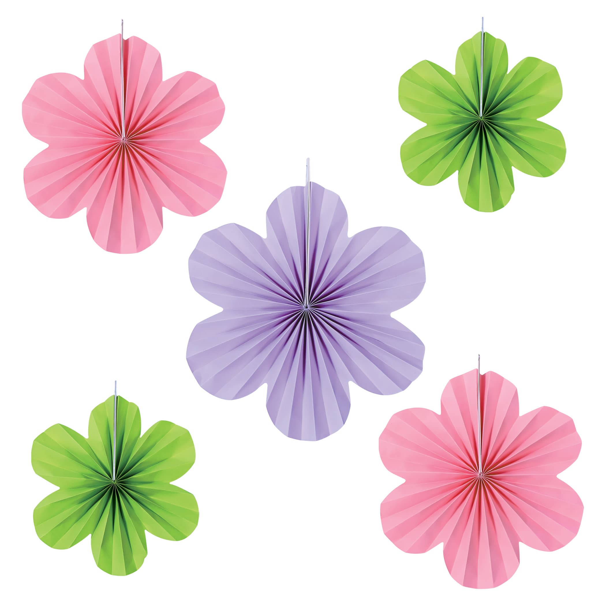 Flower Accordion Paper Fans (Pack of 60) flower accordion paper fans, paper fan decorations, hanging paper fans, floral party decorations, wedding paper fans, birthday decorations, baby shower decorations, bridal shower decorations, event decor, party backdrop decorations, paper flower fans, hanging party decorations, bulk paper fans, decorative paper fans, flower accordion fans pack of 60