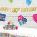 Foil Happy "90th" Birthday Streamer (Pack of 12)  - 53942-90
