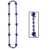 Purple Football Beads