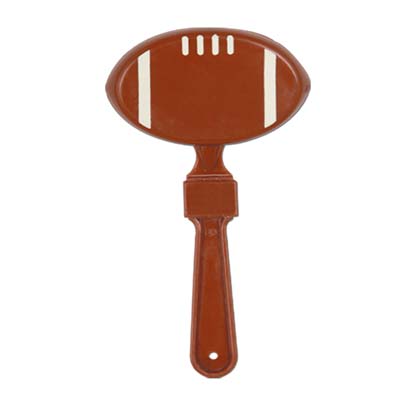 hand held party clapper in the shape of a football