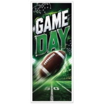 Game Day Football Door Cover (Pack of 12) Game Day Football Door Cover, football door cover, football party decorations, game day decorations, tailgate party supplies, football theme party, sports party decorations, football entrance decoration, football backdrop, football watch party supplies, team banquet decorations, football event décor, indoor outdoor football decorations, football party supplies, Party Express