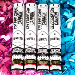 Gender Reveal Confetti Cannon Kit
