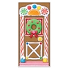 Gingerbread House Door Cover (Pack of 12) winter, jolly, gingerbread, house, door, christmas