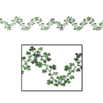 Green Gleam 'N Flex Shamrock Garland for St. Patrick's Day
