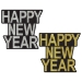 Glitter Happy New Year Cutouts (Pack of 24) - 80238