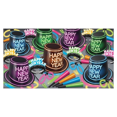 Glowing New Year Assortment for 50 - Glow Party NYE