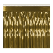 Metallic Fringe Drapes