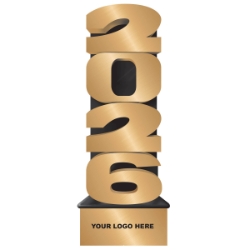 Gold Custom "2026" Photo Prop Standout