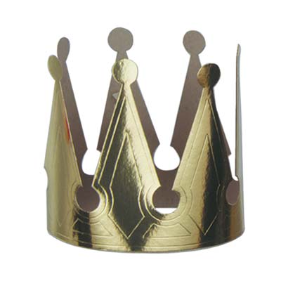 Card Stock Gold Foil Kings Crown
