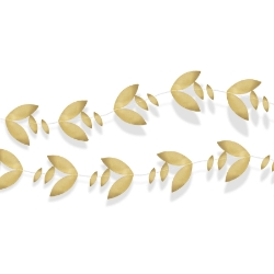 Gold Foil Leaves Garland
