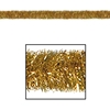 Gold Gleam N Tinsel Garland made of metallic tinsel material.