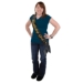 Birthday Girl Black Satin Sash with Gold Glittered 