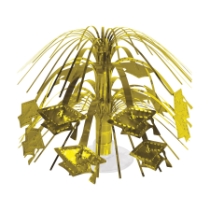 Gold Grad Cap Mini Cascade Centerpiece