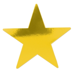 Gold Jumbo Star Cutouts