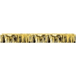 Gold Metallic Fringe Banner