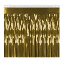 Metallic Fringe Drapes