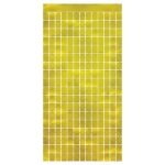 Gold Metallic Square Curtain