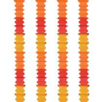 Golden Yellow, Orange & Red Ceiling Drops