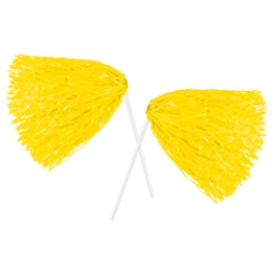 golden yellow party shaker on stick