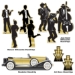 Great 20's Prom Kit (49 Total Pieces Per Kit) - 56169