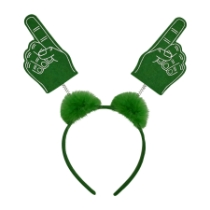 Green #1 Hand Boppers w/Marabou 