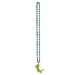 Green Bead w/Bobble Alligator Medallion 