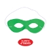 Green Fabric Hero Mask (Pack of 12) - 66605-G