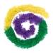 Green, Gold, Purple Fluffy Boa