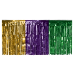 Metallic Fringe Drapes