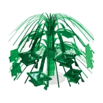 Green Grad Cap Mini Cascade Centerpiece