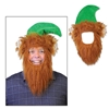 Green Hat with Beard for Christmas