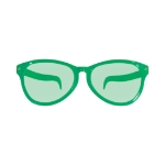 Green Jumbo Glasses (Pack of 12) green jumbo glasses, oversized novelty glasses, green party glasses, costume glasses, photo booth props, one size fits most glasses, cosmetic use only, Party Express glasses