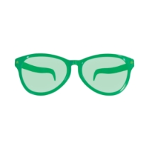 Green Jumbo Glasses (Pack of 12) green jumbo glasses, oversized novelty glasses, green party glasses, costume glasses, photo booth props, one size fits most glasses, cosmetic use only, Party Express glasses