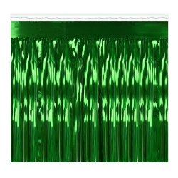 Green Metallic Table Skirting (Pack of 6) green metallic table skirting, 1-ply table skirt, 30 x 14 table skirting, made in USA party décor, metallic table skirt green, bulk table skirts, event table decorations, banquet table skirting, Party Express table skirts