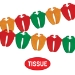 Green/Orange/Red Chili Pepper Garland (Pack of 12) - 56604