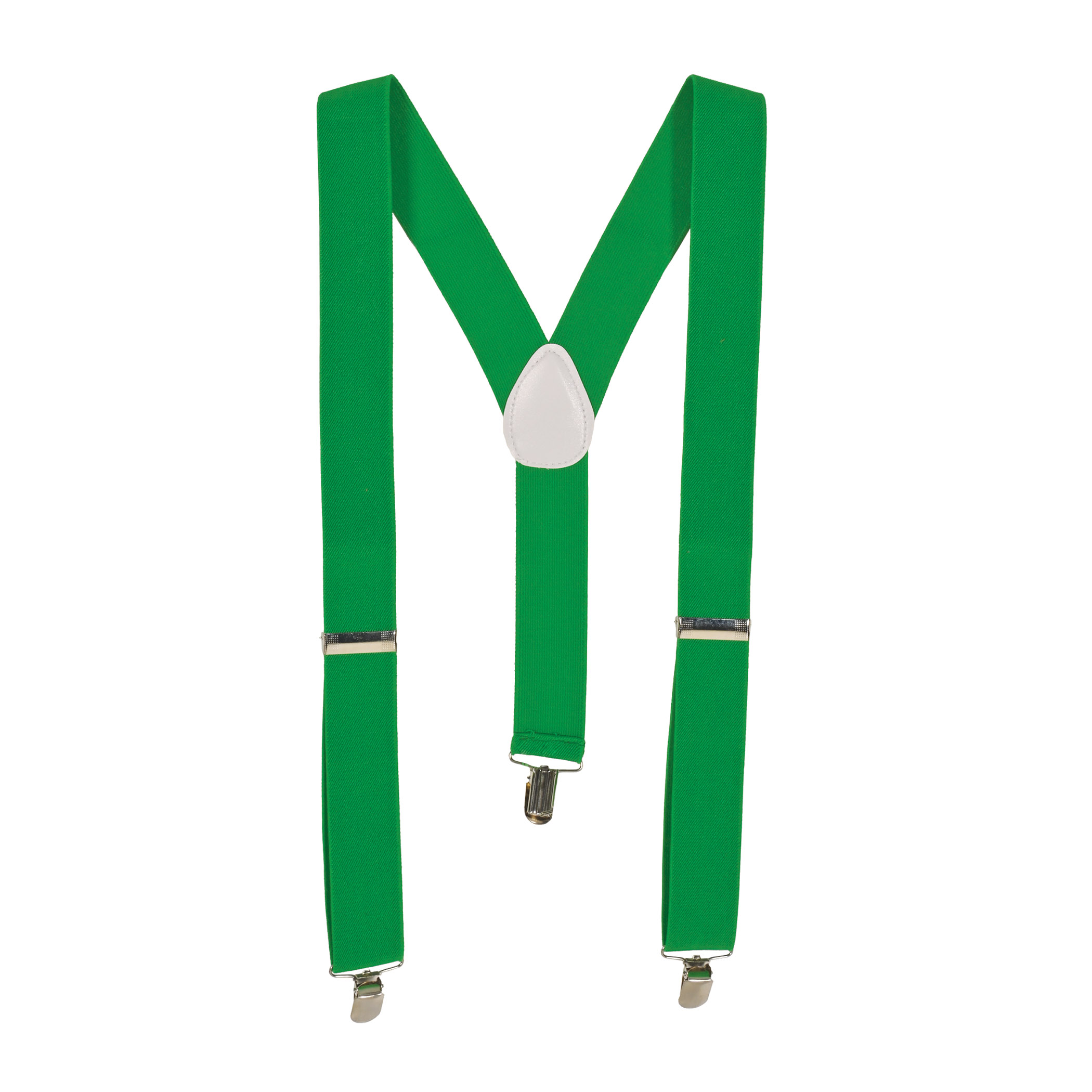 Green Suspenders (Pack of 12) green suspenders, adult suspenders, elastic suspenders, 1-1/2 inch suspenders, suspenders pack of 12, costume suspenders, party accessories, group costume accessories, green costume gear, Party Express suspenders
