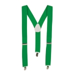 Green Suspenders (Pack of 12) green suspenders, adult suspenders, elastic suspenders, 1-1/2 inch suspenders, suspenders pack of 12, costume suspenders, party accessories, group costume accessories, green costume gear, Party Express suspenders