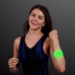 Green Thick Glow Bracelets (Pack of 25) - PA11581-GN