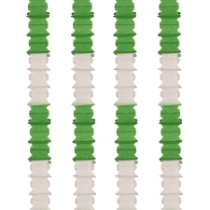 Green & White Ceiling Drops