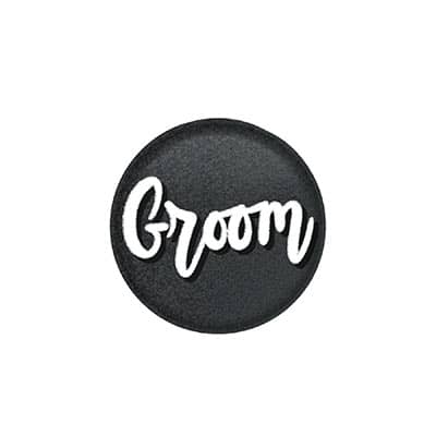 Groom Button
