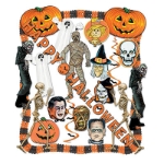Halloween Decorating Kit - 25 Pcs Scary, halloween, decorating kit, spooky, pumpkins 