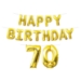 Happy Birthday "70" Balloon Streamer