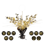 Happy Birthday Gleam 'N Spray Centerpieces