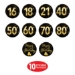 Happy Birthday Gleam 'N Spray Centerpieces (Pack of 12) - 56441