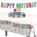 Happy Birthday Tablecover (Pack of 12)  - 53924