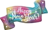 Happy New Year Banner Mylar Balloon