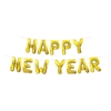 Happy New Year Gold Balloon Streamer