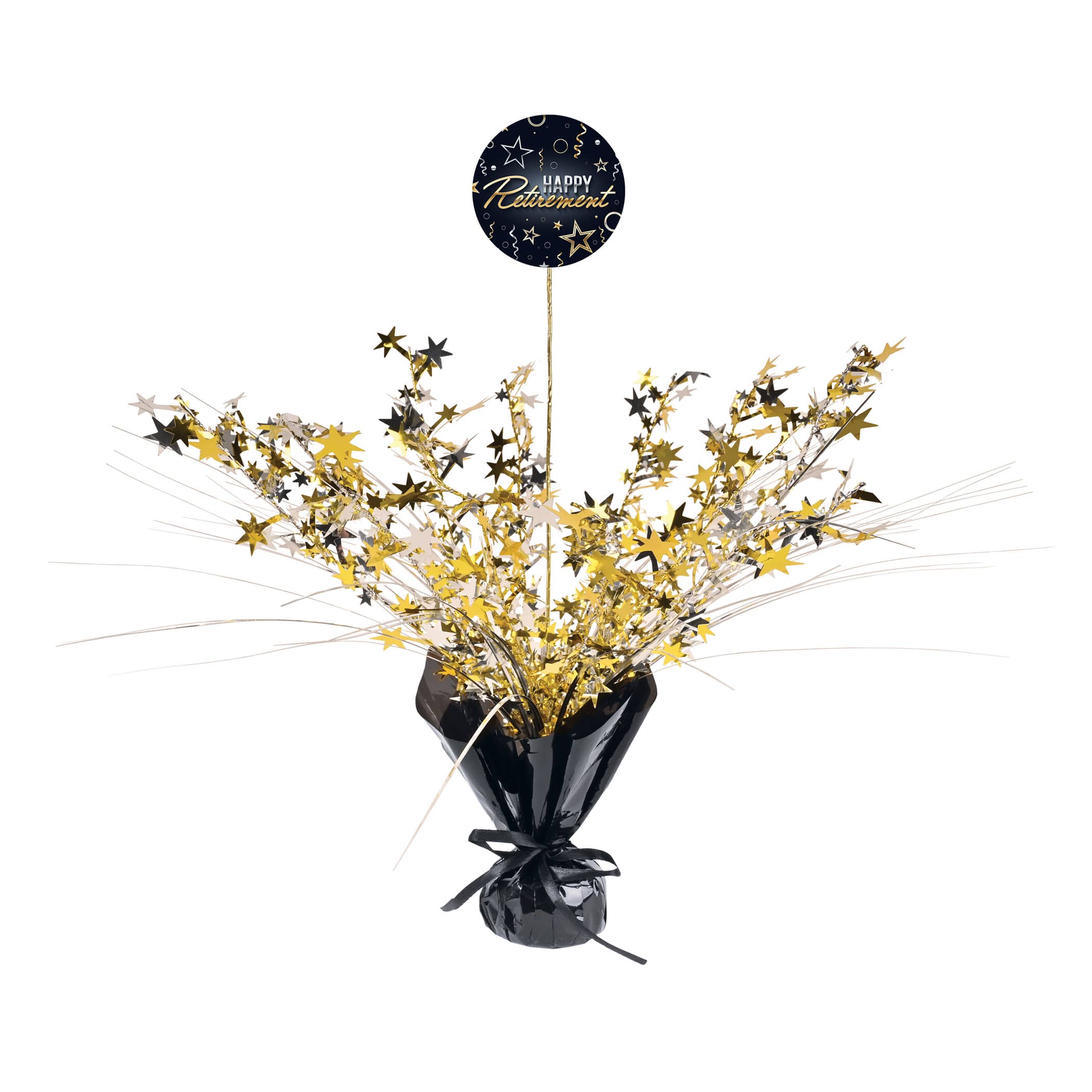 Happy Retirement Gleam N Spray Centerpieces 