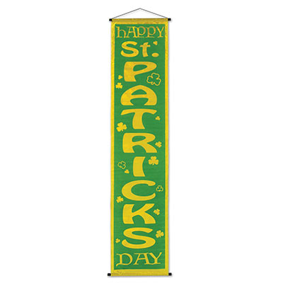 Velvet-Lame Happy St. Patrick's Day Door Panel